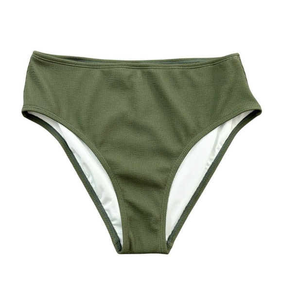 Cupshe Other - NWT Cupshe Ribbed Bikini Swimsuit Bottom Medium